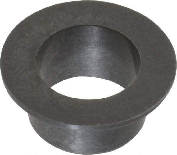 Igus - 1/2" Inside x 19/32" Outside Diam, Thermoplastic Sleeve Bearing - 7/8" Outside Diam, 0.046" Flange Thickness, 3/8" OAL - Makers Industrial Supply