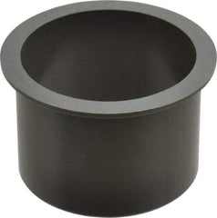 Igus - 2-1/2" Inside x 2-11/16" Outside Diam, Thermoplastic Sleeve Bearing - 3-1/8" Outside Diam, 0.093" Flange Thickness, 2" OAL - Makers Industrial Supply