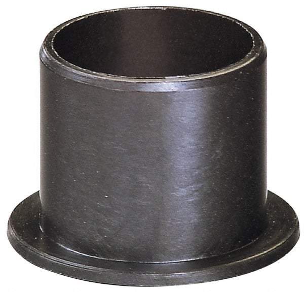 Igus - 1" Inside x 1-1/8" Outside Diam, Thermoplastic Sleeve Bearing - 1-3/8" Outside Diam, 1/16" Flange Thickness, 3/4" OAL - Makers Industrial Supply