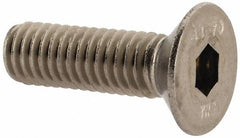 Value Collection - M6x1.00 Metric Coarse Hex Socket Drive, 90° Flat Screw - Grade 316 & Austenitic A4 Stainless Steel, Partially Threaded, 20mm OAL - Makers Industrial Supply