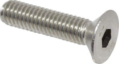 Value Collection - M6x1.00 Metric Coarse Hex Socket Drive, 90° Flat Screw - Grade 316 & Austenitic A4 Stainless Steel, Partially Threaded, 25mm OAL - Makers Industrial Supply