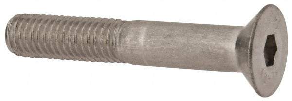 Value Collection - M8x1.25 Metric Coarse Hex Socket Drive, 90° Flat Screw - Grade 316 & Austenitic A4 Stainless Steel, Partially Threaded, 50mm OAL - Makers Industrial Supply