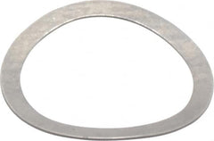 Gardner Spring - 0.243" ID x 0.305" OD, Grade 302 Stainless Steel Wave Disc Spring - 0.007" Thick, 0.03" Overall Height, 0.015" Deflection, 0.75 Lb at Deflection - Makers Industrial Supply