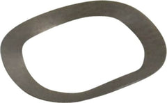 Gardner Spring - 0.35" ID x 0.492" OD, Grade 302 Stainless Steel Wave Disc Spring - 0.007" Thick, 0.035" Overall Height, 0.02" Deflection, 4 Lb at Deflection - Makers Industrial Supply