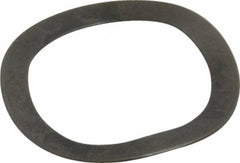 Gardner Spring - 0.459" ID x 0.608" OD, Grade 1074-1095 Steel Wave Disc Spring - 0.008" Thick, 0.037" Overall Height, 0.025" Deflection, 4 Lb at Deflection - Makers Industrial Supply