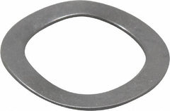 Gardner Spring - 0.44" ID x 0.618" OD, Grade 1074-1095 Steel Wave Disc Spring - 0.008" Thick, 0.04" Overall Height, 0.025" Deflection, 4 Lb at Deflection - Makers Industrial Supply