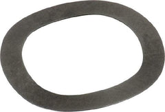 Gardner Spring - 0.531" ID x 0.734" OD, Grade 1074-1095 Steel Wave Disc Spring - 0.009" Thick, 0.05" Overall Height, 0.03" Deflection, 5.5 Lb at Deflection - Makers Industrial Supply