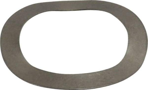 Gardner Spring - 0.531" ID x 0.734" OD, Grade 302 Stainless Steel Wave Disc Spring - 0.009" Thick, 0.05" Overall Height, 0.03" Deflection, 5.5 Lb at Deflection - Makers Industrial Supply