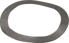 Gardner Spring - 0.65" ID x 0.855" OD, Grade 302 Stainless Steel Wave Disc Spring - 0.01" Thick, 0.06" Overall Height, 0.03" Deflection, 5.5 Lb at Deflection - Makers Industrial Supply