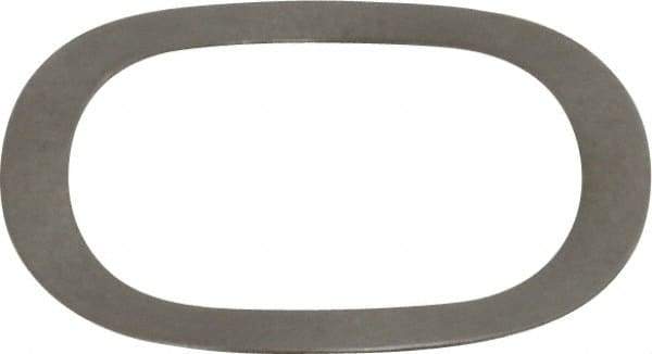 Gardner Spring - 0.961" ID x 1.235" OD, Grade 1074 Steel Wave Disc Spring - 0.014" Thick, 0.087" Overall Height, 0.043" Deflection, 15 Lb at Deflection - Makers Industrial Supply