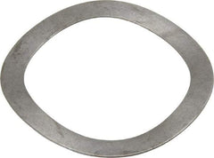 Gardner Spring - 1.575" ID x 2.028" OD, Grade 1074 Steel Wave Disc Spring - 0.022" Thick, 0.14" Overall Height, 0.069" Deflection, 35 Lb at Deflection - Makers Industrial Supply