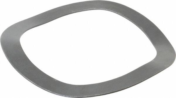 Gardner Spring - 5.12" ID x 6.55" OD, Grade 1074 Steel Wave Disc Spring - 0.061" Thick, 0.496" Overall Height, 0.174" Deflection - Makers Industrial Supply