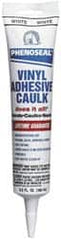 DAP - 5.5 oz Cartridge White Acrylic & Latex Caulk - 180°F Max Operating Temp, 30 min Tack Free Dry Time - Makers Industrial Supply