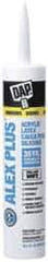 DAP - 10.1 oz Cartridge White Acrylic & Latex Caulk - -20 to 180°F Operating Temp, 30 min Tack Free Dry Time - Makers Industrial Supply