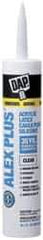 DAP - 10.1 oz Cartridge Clear Acrylic & Latex Caulk - -20 to 180°F Operating Temp, 30 min Tack Free Dry Time - Makers Industrial Supply