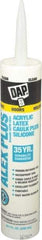 DAP - 10.1 oz Tube Clear Acrylic & Latex Caulk - -30 to 180°F Operating Temp, 30 min Tack Free Dry Time, 24 hr Full Cure Time - Makers Industrial Supply