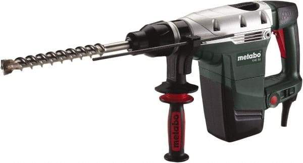 Metabo - 120 Volt 1-3/4" SDS Max Chuck Electric Hammer Drill - 0 to 2,840 BPM, 0 to 450 RPM, Reversible - Makers Industrial Supply