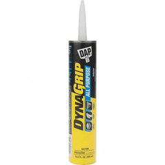 DAP - 10.3 Fluid Ounce Container, Tan, Cartridge Synthetic Latex Construction Adhesive - Service Temp from 0 to 120°F, Indoor - Makers Industrial Supply