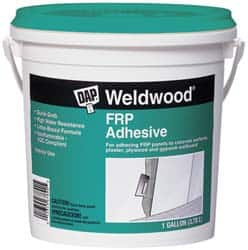 DAP - 128 Fluid Ounce Container, Gray, Tub Synthetic Latex Construction Adhesive - Service Temp from 40 to 60°F, Indoor - Makers Industrial Supply