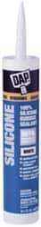 DAP - 10.1 oz Tube White RTV Silicone Joint Sealant - -40 to 400°F Operating Temp, 10 to 20 min Tack Free Dry Time, 24 hr Full Cure Time - Makers Industrial Supply