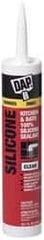 DAP - 10.1 oz Tube Clear RTV Silicone Joint Sealant - -40 to 400°F Operating Temp, 10 to 25 min Tack Free Dry Time, 24 hr Full Cure Time - Makers Industrial Supply