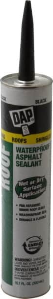 DAP - 10.1 oz Cartridge Black Asphalt Joint Sealant - -40 to 180°F Operating Temp - Makers Industrial Supply