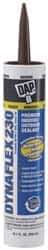 DAP - 10.1 oz Cartridge Brown Acrylic & Latex Caulk - -30 to 180°F Operating Temp, 30 min Tack Free Dry Time - Makers Industrial Supply