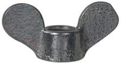 Value Collection - 5/16-18 UNC, Zinc Plated, Steel Standard Wing Nut - Grade 1015-1025, 1-1/4" Wing Span, 0.656" Wing Span, 15/32" Base Diam - Makers Industrial Supply