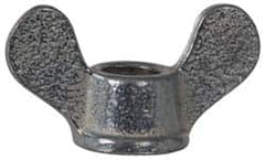 Value Collection - 5/16-18 UNC, Zinc Plated, Steel Standard Wing Nut - Grade 1015-1025, 1-1/2" Wing Span, 3/4" Wing Span, 5/8" Base Diam - Makers Industrial Supply