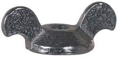 Value Collection - 5/16-18 UNC, Uncoated, Steel Standard Wing Nut - Grade 1015-1025, 1-1/2" Wing Span, 9/16" Wing Span, 7/8" Base Diam - Makers Industrial Supply