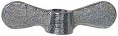 Value Collection - 3/8-16 UNC, Zinc Plated, Steel Standard Wing Nut - Grade 1015-1025, 2-1/2" Wing Span, 0.69" Wing Span, 9/16" Base Diam - Makers Industrial Supply