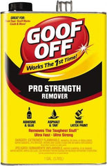 Goof Off - 1 Gal Can Adhesive Remover - Removes Caulk Residue, Chewing Gum, Crayon, Glue, Marker, Paint, Pen, Scuff Marks, Tar, Stickers & Tree Sap - Makers Industrial Supply