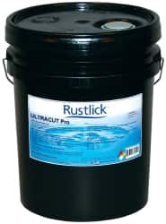 Rustlick - Rustlick Ultracut Pro/PowerCool Pro, 5 Gal Pail Cutting & Grinding Fluid - Water Soluble, For Machining - Makers Industrial Supply