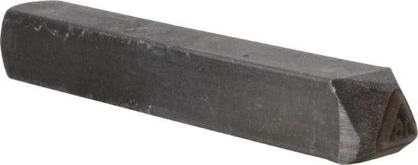 Made in USA - 3/16 Inch Character Size, 16 within a Triangle, Code Stamp - Steel - Makers Industrial Supply