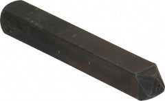 Made in USA - 3/16 Inch Character Size, 19 within a Triangle, Code Stamp - Steel - Makers Industrial Supply