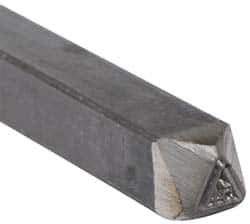 Made in USA - 3/16 Inch Character Size, 54 within a Triangle, Code Stamp - Steel - Makers Industrial Supply