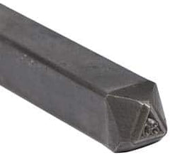 Made in USA - 3/16 Inch Character Size, 80 within a Triangle, Code Stamp - Steel - Makers Industrial Supply