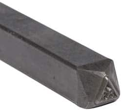 Made in USA - 3/16 Inch Character Size, 83 within a Triangle, Code Stamp - Steel - Makers Industrial Supply