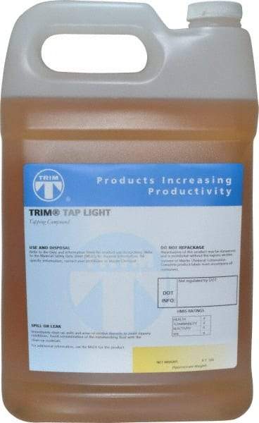 Master Fluid Solutions - Trim Tap Light, 1 Gal Bottle Tapping Fluid - Straight Oil, For Broaching, Gear Cutting, Gundrilling, Milling, Reaming, Sawing, Shaving, Threading - Makers Industrial Supply