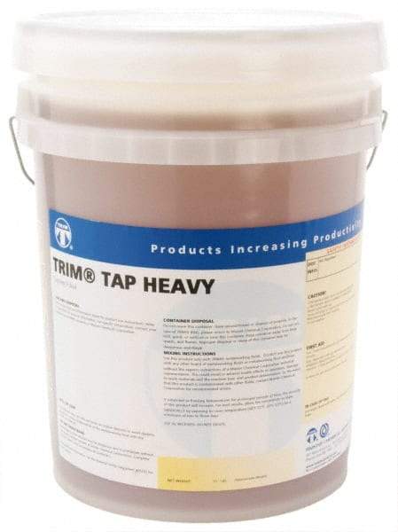 Master Fluid Solutions - Trim Tap Heavy, 5 Gal Pail Tapping Fluid - Straight Oil, For Reaming, Threading - Makers Industrial Supply