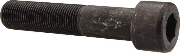 Value Collection - 1-12 UNF Hex Socket Drive, Socket Cap Screw - Alloy Steel, Black Oxide Finish, Partially Threaded, 5" Length Under Head - Makers Industrial Supply