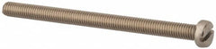 Value Collection - M5x0.80 Metric Coarse, 70mm Length Under Head Slotted Drive Machine Screw - Fillister Head, Grade 18-8 & A2 Stainless Steel, Uncoated, Without Washer - Makers Industrial Supply