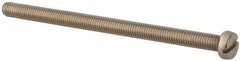 Value Collection - M5x0.80 Metric Coarse, 80mm Length Under Head Slotted Drive Machine Screw - Fillister Head, Grade 18-8 & A2 Stainless Steel, Uncoated, Without Washer - Makers Industrial Supply