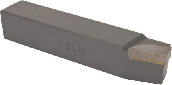 Interstate - 3/4 x 3/4" Shank, Lead Angle Turning Single Point Tool Bit - BL-12, Grade C2 - Exact Industrial Supply