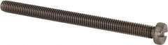 Value Collection - M6x1.00 Metric Coarse, 80mm Length Under Head Slotted Drive Machine Screw - Fillister Head, Grade 18-8 & A2 Stainless Steel, Uncoated, Without Washer - Makers Industrial Supply