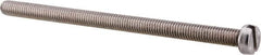 Value Collection - M6x1.00 Metric Coarse, 100mm Length Under Head Slotted Drive Machine Screw - Fillister Head, Grade 18-8 & A2 Stainless Steel, Uncoated, Without Washer - Makers Industrial Supply