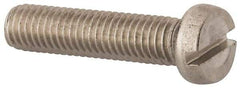 Value Collection - M8x1.25 Metric Coarse, 35mm Length Under Head Slotted Drive Machine Screw - Fillister Head, Grade 18-8 & A2 Stainless Steel, Uncoated, Without Washer - Makers Industrial Supply