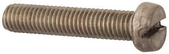 Value Collection - M8x1.25 Metric Coarse, 40mm Length Under Head Slotted Drive Machine Screw - Fillister Head, Grade 18-8 & A2 Stainless Steel, Uncoated, Without Washer - Makers Industrial Supply