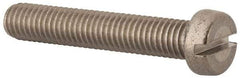 Value Collection - M8x1.25 Metric Coarse, 45mm Length Under Head Slotted Drive Machine Screw - Fillister Head, Grade 18-8 & A2 Stainless Steel, Uncoated, Without Washer - Makers Industrial Supply