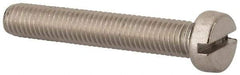 Value Collection - M8x1.25 Metric Coarse, 50mm Length Under Head Slotted Drive Machine Screw - Fillister Head, Grade 18-8 & A2 Stainless Steel, Uncoated, Without Washer - Makers Industrial Supply